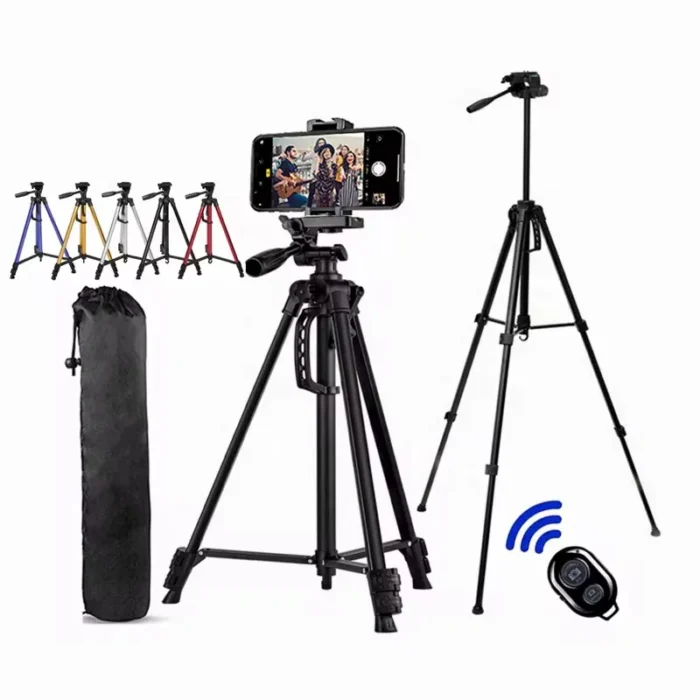 F3366 Tripod – Adjustable Lightweight Camera Tripod in Kenya-wireless remote & bag