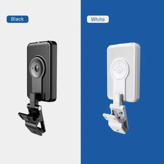 F613 Clip Light – Portable LED Clamp Light for Photography in Kenya-black clip and white clip