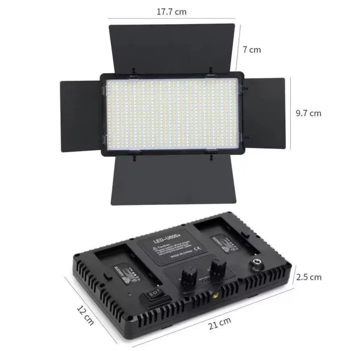 LED 600 Pro Studio Light – High Output Dimmable Video Panel in Kenya-knobs and led lights
