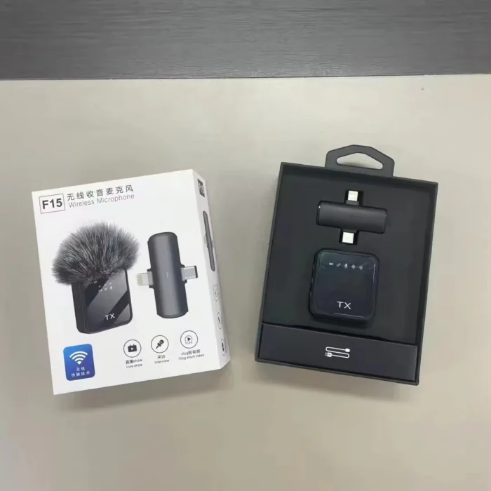 F15 single wireless lavalier microphone noise cancelling plug and play for live streaming Nairobi, Kenya