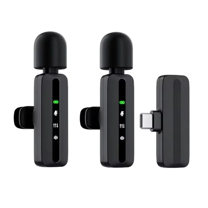 SE83 dual wireless lavalier microphone intelligent noise cancelling plug and play for live streaming Nairobi, Kenya