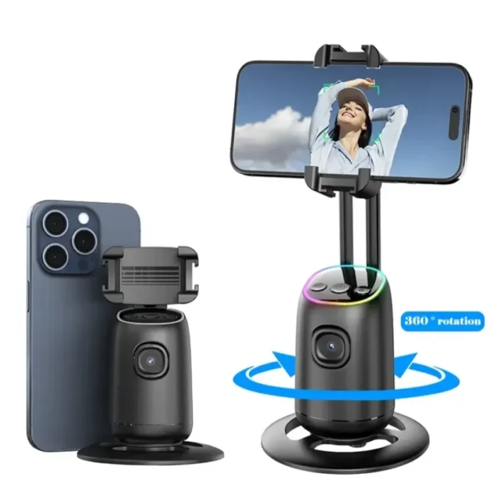 P05 AI gimbal selfie stick 360 face tracking auto-rotation foldable Nairobi