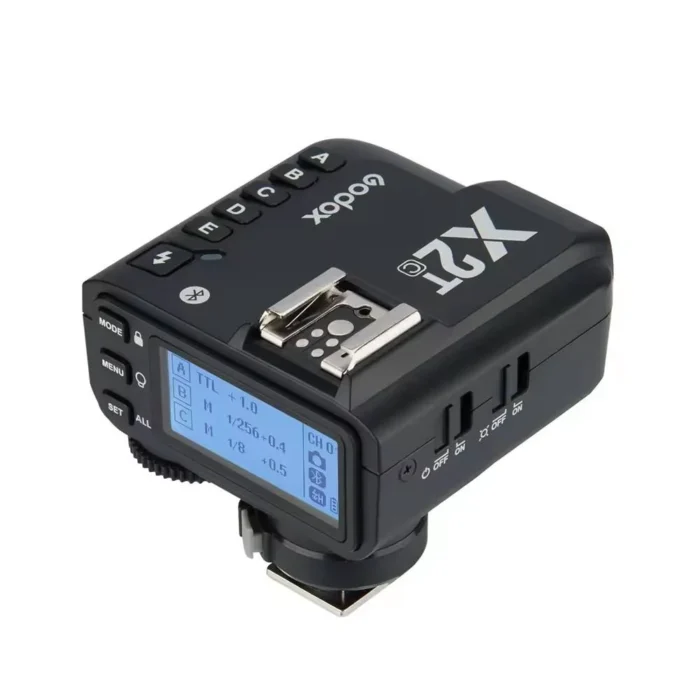 Godox X2T N transmitter for Nikon & Canon with control buttons and display