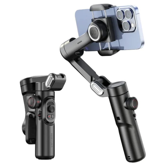 AOCHUAN Smart XE 3-axis gimbal stabilizer in use for vlogging live streaming Nairobi Kenya
